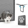 Porta Passagem Gato Cachorro Animal Portinha Magnetica Acesso Entrada e Saida Anti Mordida - 4