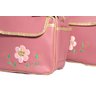 Bolsa Bebê super luxo duas peças Cor Rosa batom - 4