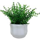 Ver imagem 4 de Vaso cerâmico branco centro de mesa com planta artificial