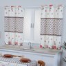 Cortina de Cozinha Estampada Vaquinhas FASTLAR 125X200CM - 1