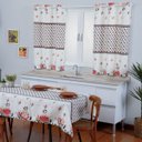 Ver imagem 3 de Cortina de Cozinha Estampada Vaquinhas FASTLAR 125X200CM