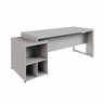 Mesa Escritório Extensível 170cm a 192cm 3 Gav. Pé Metal F5  - 7