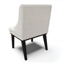 Ver mais imagens de Cadeira Sala de Jantar Base Madeira Preto Kit 4 Liz Bouclê Cinza D03 - D’Rossi