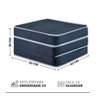 Puff Dobrável Solteiro 3 em 1 Multiuso 100 Espuma D33 Bf Colchões - 2