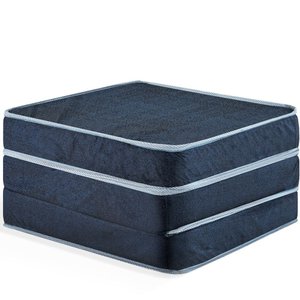 Puff Dobrável Solteiro 3 em 1 Multiuso 100 Espuma D33 Bf Colchões