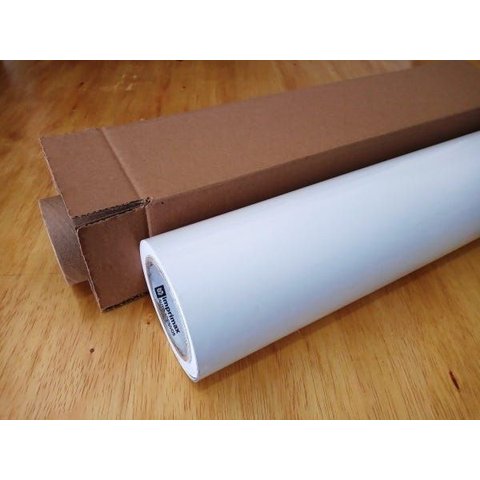 Adesivo Vinil Vidro Móveis Geladeira Branco Brilho 1m X 61cm