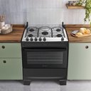 Ver imagem 6 de Fogão 5 Bocas Atlas Mônaco Top Automático Mesa Inox Bivolt