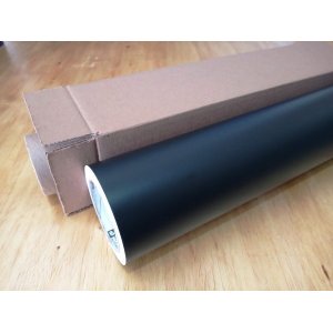 Adesivo Vinil Vidro Móveis Geladeira preto fosco 1m x 61cm
