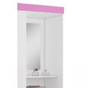 Ver imagem 4 de Guarda-roupa 2 Portas Denali Rosa - Moveisaqui