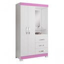Ver imagem 1 de Guarda-roupa 2 Portas Denali Rosa - Moveisaqui