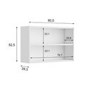 Ver imagem 3 de Módulo Cozinha Bertolini Evidence Armário 7005 c/ 2 Portas Branco