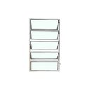 Ver imagem 1 de Vitro Basculante 100 X 40 Alumínio Branco Vidro Liso