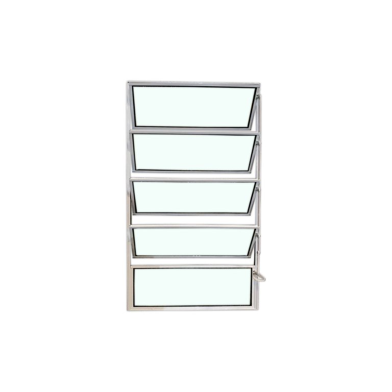 Vitro Basculante 100 X 40 Alumínio Branco