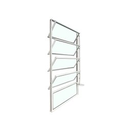 Vitro Basculante 100 X 40 Alumínio Branco - 2