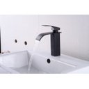 Ver imagem 4 de Torneira Lavatorio Black Misturador Monocomando Cascata Baixa Banheiro 103-04 Preto Luuk Young