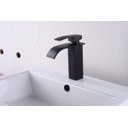 Ver imagem 2 de Torneira Lavatorio Black Misturador Monocomando Cascata Baixa Banheiro 103-04 Preto Luuk Young