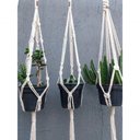 Ver imagem 4 de Suporte Plantas Macramê Trio Cor Cru
