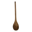 Ver imagem 2 de Kit 6 Espumadeiras de Pau 40 Cm Madeira Artesanal Teixeira:marrom-claro