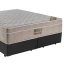 Ver imagem 6 de Cama Box Queen Bipartido Sintético + Colchão Molas Ensacadas ISO SpringPocketOrtobom 65x158x198 Cinz