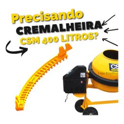 Cremalheira Betoneira Csm 400 Litros 1 Um Traço Super 24 D - 2