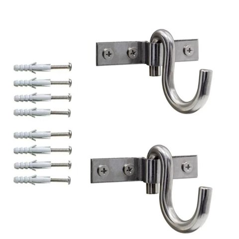 Kit Gancho de Rede Armador Aço Inox 304 Completo