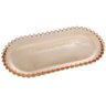 Travessa Cristal OVAL Pearl AMBAR 24X12X2CM WOLF 28408 - 1