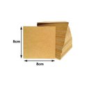 Ver imagem 3 de Kit com 350 Placas Mdf Lisa 3mm Tamanho 8x8cm