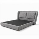 Ver imagem 4 de Cama Japonesa com Cabeceira Blind Seo Queen Linho Cinza - Sallar Home