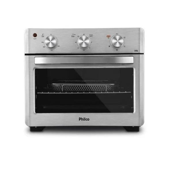 Forno De Bancada Elétrico & Air Fryer 2 Em 1 Philco MadeiraMadeira