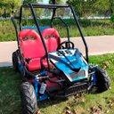 Ver imagem 6 de Mini Buggy 2 Assentos Gasolina 110cc 4 Tempos Criança e Adolecente Azul Importway Iwbug-110 Az