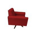 Ver imagem 3 de Poltrona Decorativa Anna Suede Vermelho