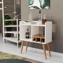 Ver imagem 3 de Aparador Decorativo 3 Nichos P/vinhos e Decoração Pés Palito