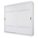 Ver imagem 2 de Guarda Roupa Gramado 2 Portas de Correr 4 Gavetas MDF