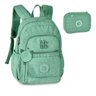 Kit Mochila + Estojo Reb Bonbon Rb2042-46 - Verde - 1