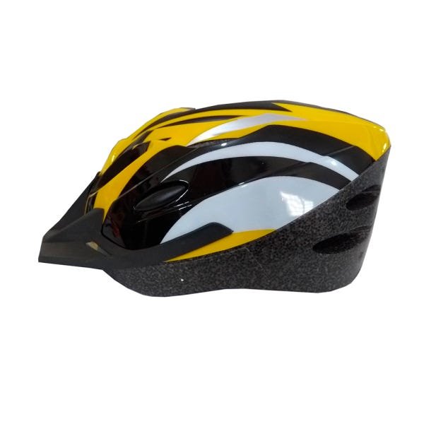 Capacete Ciclista Adulto Regulagem Bike Ciclismo Amarelo - 3