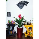 Ver imagem 1 de Bromélia Realista Decoração + Vaso Decorativo