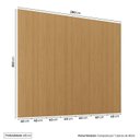 Ver imagem 4 de Rack Ripado com Painel TV até 86 Polegadas Planejado 280x250cm Aruá CabeCasa MadeiraOriginals Marrom/Off White