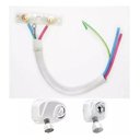 Ver imagem 1 de Chicote 4mm2 Br 50cm C/sistema Contato Fixo - Ps424 Branco
