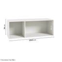 Ver imagem 4 de Módulo Planejado Ponte Casal para Guarda Roupa 100% MDF 3 Portas Orion CabeCasa MadeiraOriginals Bege/Aveia