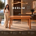 Ver imagem 5 de Mesa de Jantar Madeira Maciça 6 Lugares Berlim 160cm Tampo Laminado
