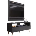 Ver imagem 1 de Rack para Sala de Estar Serena com Painel para Tv Gaby M05 Preto - Inoviza