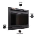 Ver imagem 4 de Rack para Sala de Estar Serena com Painel para Tv Gaby M05 Preto - Inoviza