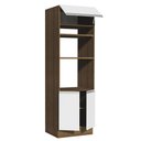 Ver imagem 6 de Torre Quente Armário de Cozinha 70 cm 3 Portas Rustic/Branco Glamy Madesa