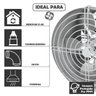 Exaustores Axiais 25 cm Qualitas EQ250 M4 (Monofásico de Alta Rotação 1.700 RPM) - 2