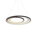 Ver imagem 1 de Lustre Pendente Nordecor Zahal 2506 Preto Led Bivolt
