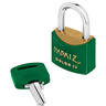 Cadeado Color Line Papaiz CR25 Verde - 3