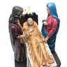 Imagem Vida Eterna - São José, Jesus e Maria Resina 30 cm - 2