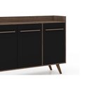 Ver imagem 4 de Aparador Sala RT3134 3PORTAS 136cm Rustico Movelbento