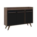 Ver imagem 3 de Aparador Sala RT3134 3PORTAS 136cm Rustico Movelbento