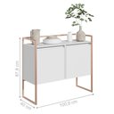 Ver imagem 4 de Buffet Industrial para Sala Irlanda Branco Cobre